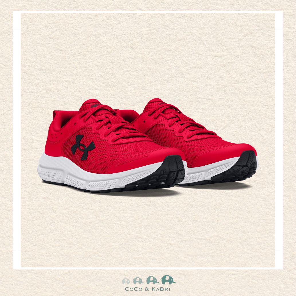 Under Armour Youth Boy's Grade School Assert 10 Running Shoes Red (Wide) Y1, CoCo & KaBri Children's Boutique