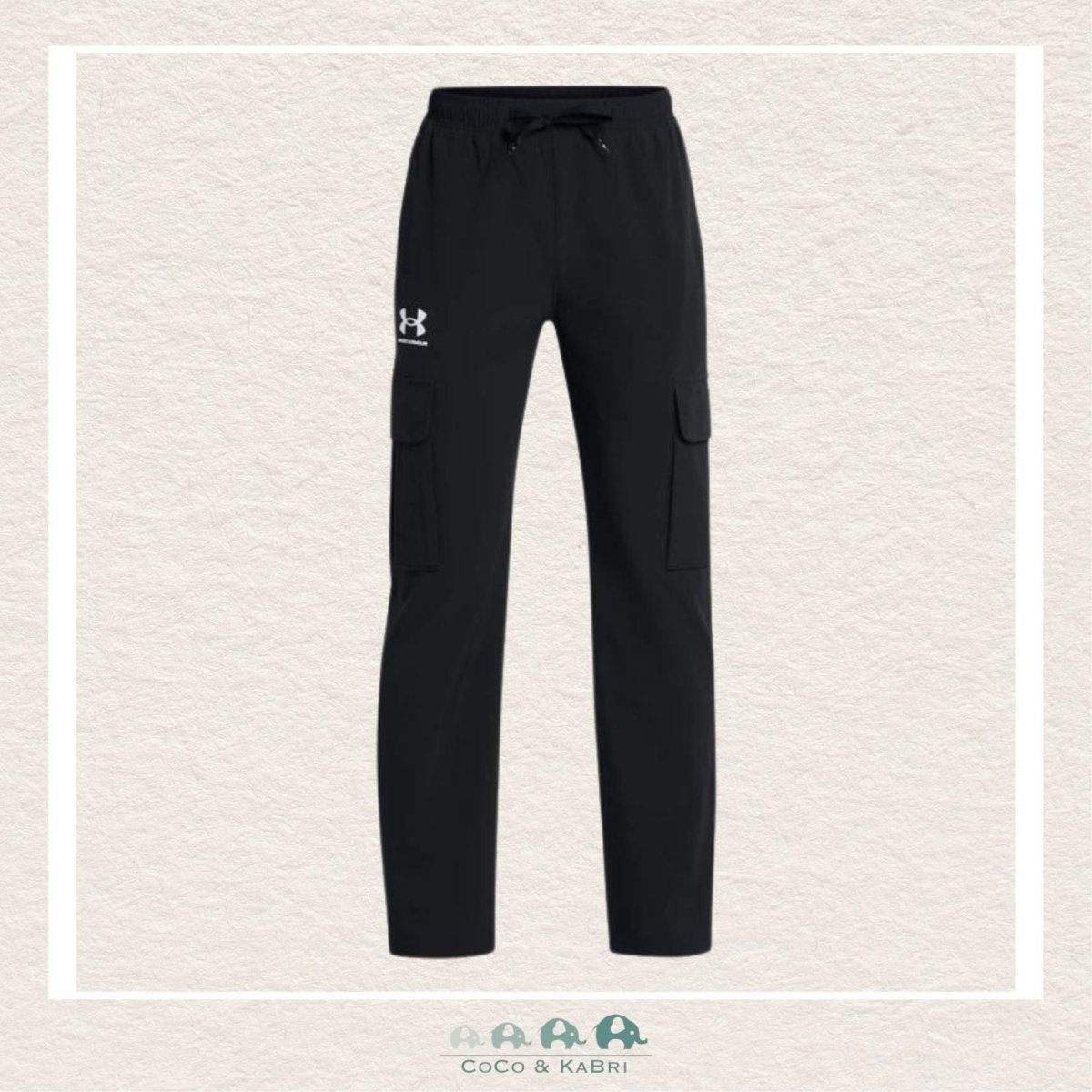 Under Armour Youth Boy's Icon Woven Pant - Black, CoCo & KaBri Children's Boutique