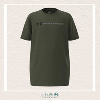 Under Armour: Youth Boy's Logo Wordmark - Marine, CoCo & KaBri Children's Boutique