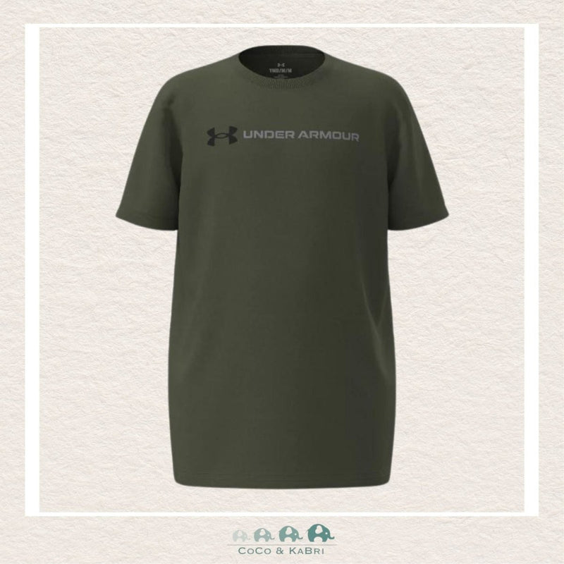 Under Armour: Youth Boy's Logo Wordmark - Marine, CoCo & KaBri Children's Boutique