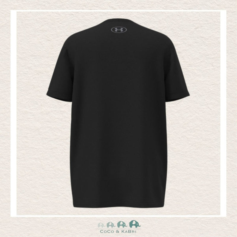 Under Armour Youth Boy's Logo Wordmark Tee - Black, CoCo & KaBri Children's Boutique