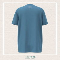 Under Armour Youth Boy's Logo Wordmark Tee - Esther Blue, CoCo & KaBri Children's Boutique