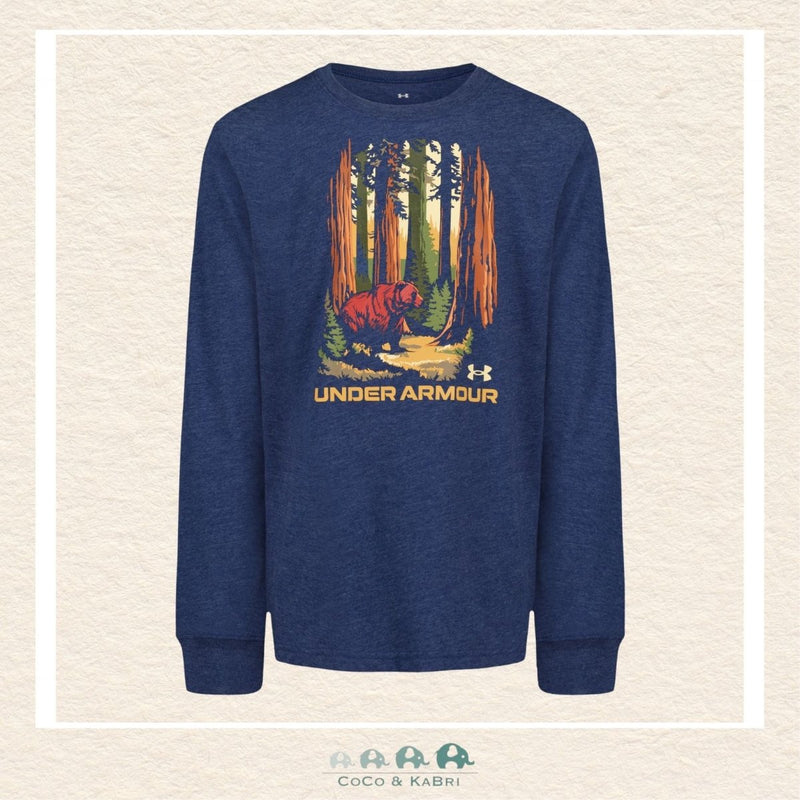 Under Armour: Youth Boys' Long Sleeve Bear Tshirt, CoCo & KaBri Children's Boutique, Brooks Alberta Canada