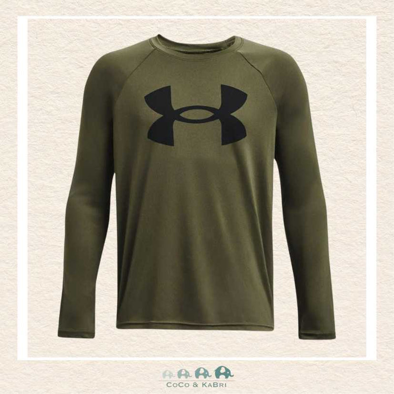 Under Armour: Youth Boys' Long Sleeve Big Logo Tee, CoCo & KaBri Children's Boutique