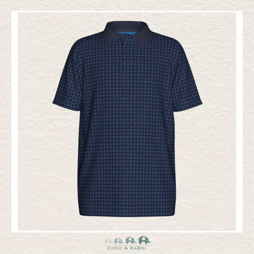 Under Armour: Youth Boys' Matchplay Printed Polo - Midnight Navy, CoCo & KaBri Children's Boutique