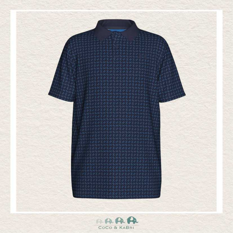 Under Armour: Youth Boys' Matchplay Printed Polo - Midnight Navy, CoCo & KaBri Children's Boutique