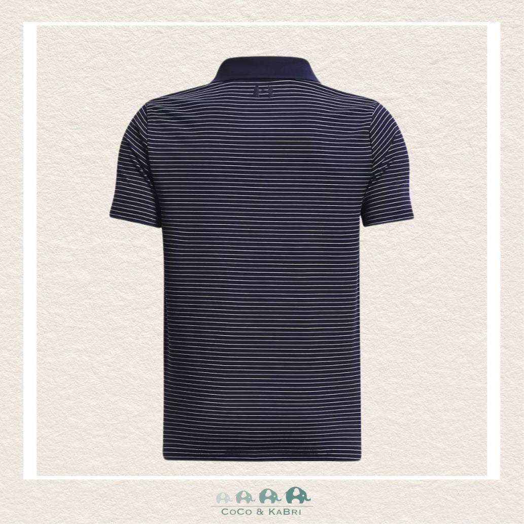 Under Armour: Youth Boys' Matchplay Stripe Polo - Navy, CoCo & KaBri Children's Boutique