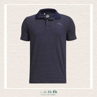 Under Armour: Youth Boys' Matchplay Stripe Polo - Navy, CoCo & KaBri Children's Boutique