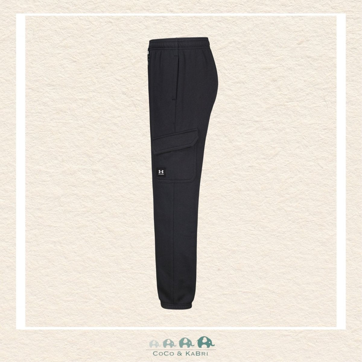 Under Armour: Youth Boys' Ode Cargo Jogger - Black, CoCo & KaBri Children's Boutique, Brooks Alberta Canada