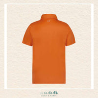 Back view of the Under Armour boys' polo showing the clean, athletic fit and premium moisture-wicking fabric designed for active play | Canada