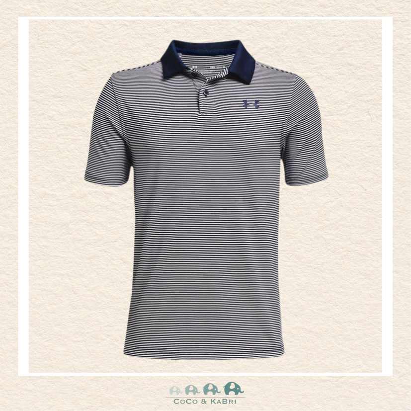Under Armour: Youth Boys' Performance Polo - Navy/White*, CoCo & KaBri Children's Boutique