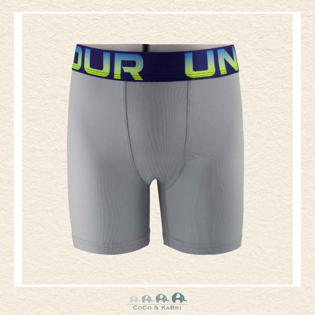 Under Armour: Youth Boys Performance Tech - Solid 3 Pack Blue Fog, CoCo & KaBri Children's Boutique, Brooks Alberta Canada