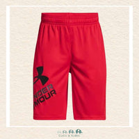 Under Armour: Youth Boys' Prototype 2.0 Logo Shorts - Red, CoCo & KaBri Children's Boutique