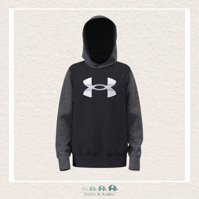 Under Armour Youth Boys' Rival Fleece Colorblock Graphic Hoodie - Black, CoCo & KaBri Children's Boutique