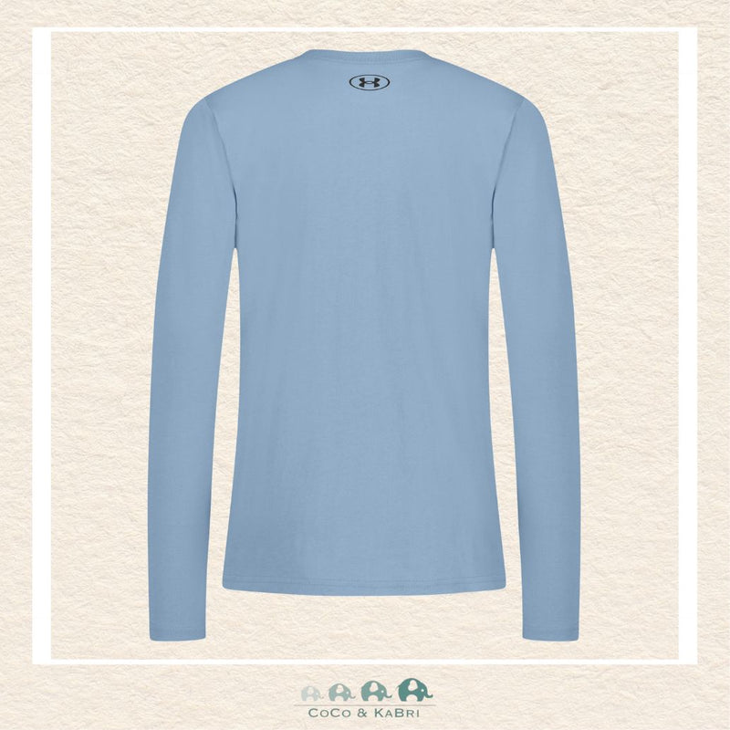 Under Armour Youth Boys' Stacked Logo Tee - Blue Smoke, CoCo & KaBri Children's Boutique