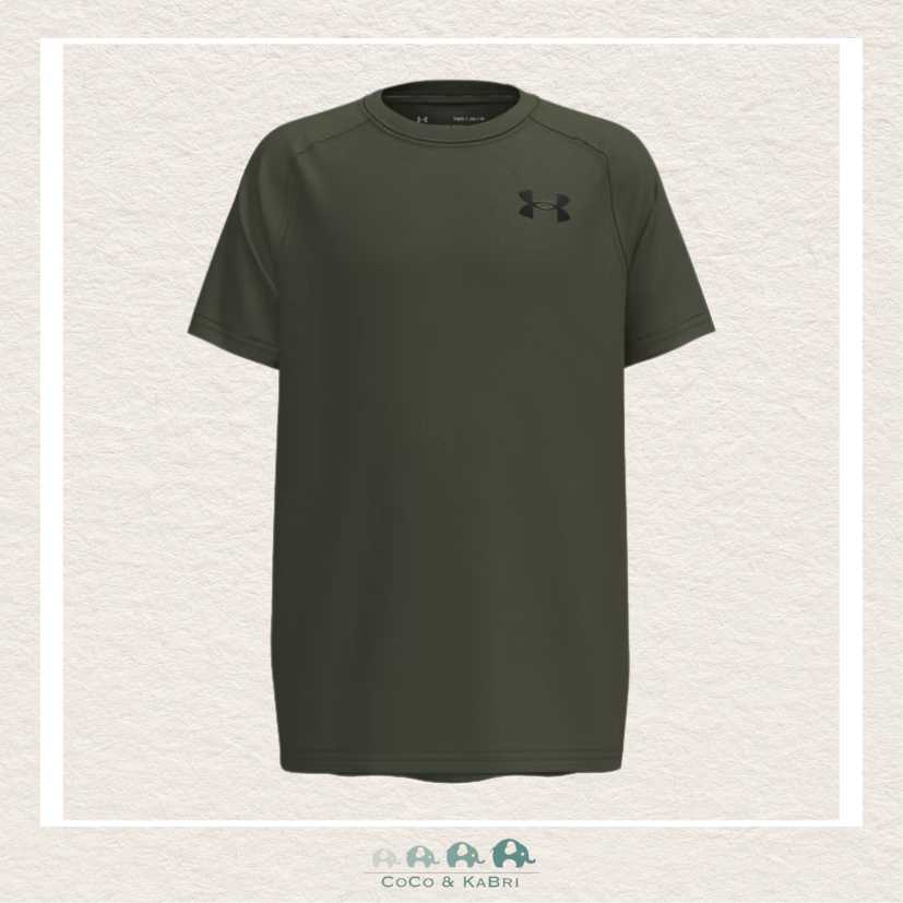 Under Armour: Youth Boys' Tech™ 2.0 Short Sleeve - Marine OD Green, CoCo & KaBri Children's Boutique