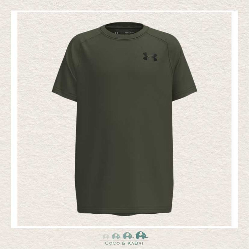 Under Armour: Youth Boys' Tech™ 2.0 Short Sleeve - Marine OD Green, CoCo & KaBri Children's Boutique