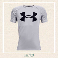 Under Armour: Youth Boys' Tech™ Big Logo Short Sleeve - Gray, CoCo & KaBri Children's Boutique
