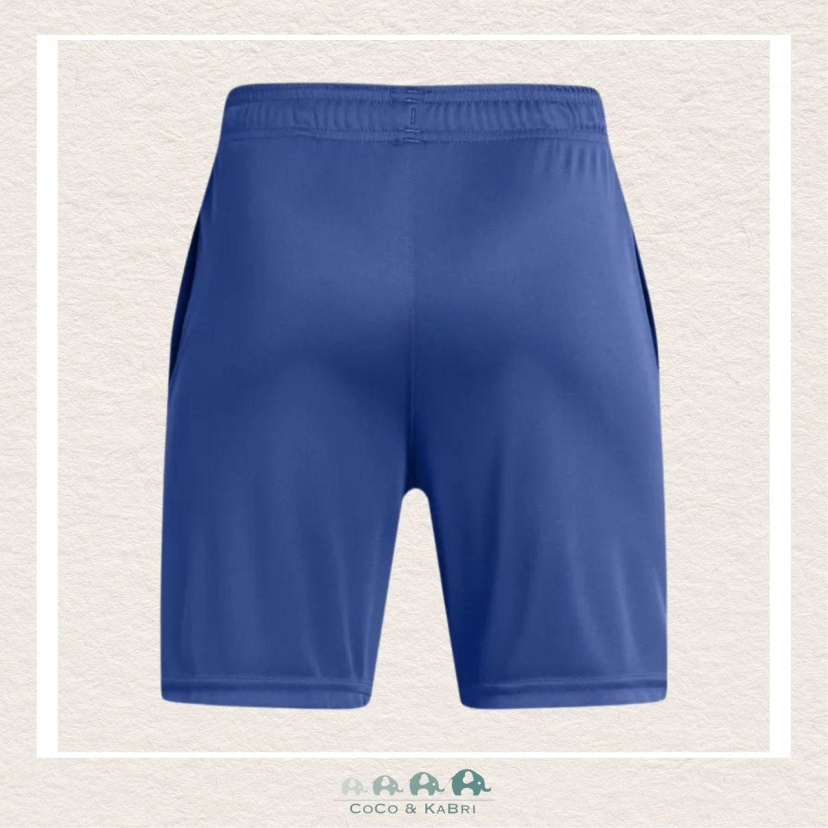 Under Armour: Youth Boys' Tech™ Big Logo Shorts - Blue/Green, CoCo & KaBri Children's Boutique