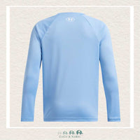 Under Armour Youth Boys Tech™ Hybrid Print Fill Long Sleeve Horizon Blue, CoCo & KaBri Children's Boutique