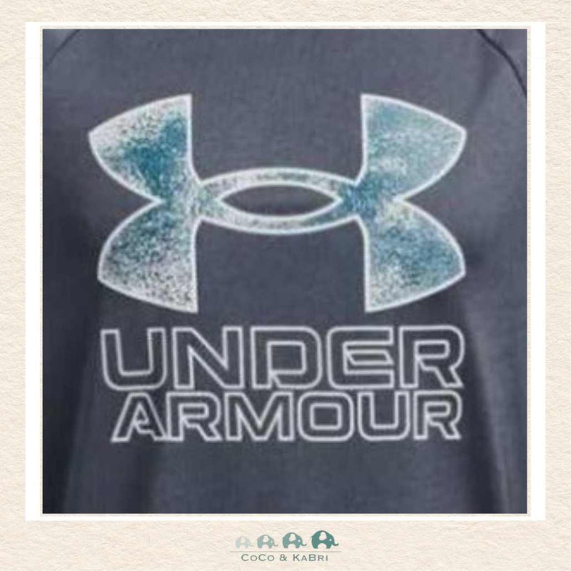 Under Armour Youth Boys' Tech™ Hybrid Print Fill Short Sleeve - Downpour Gray, CoCo & KaBri Children's Boutique