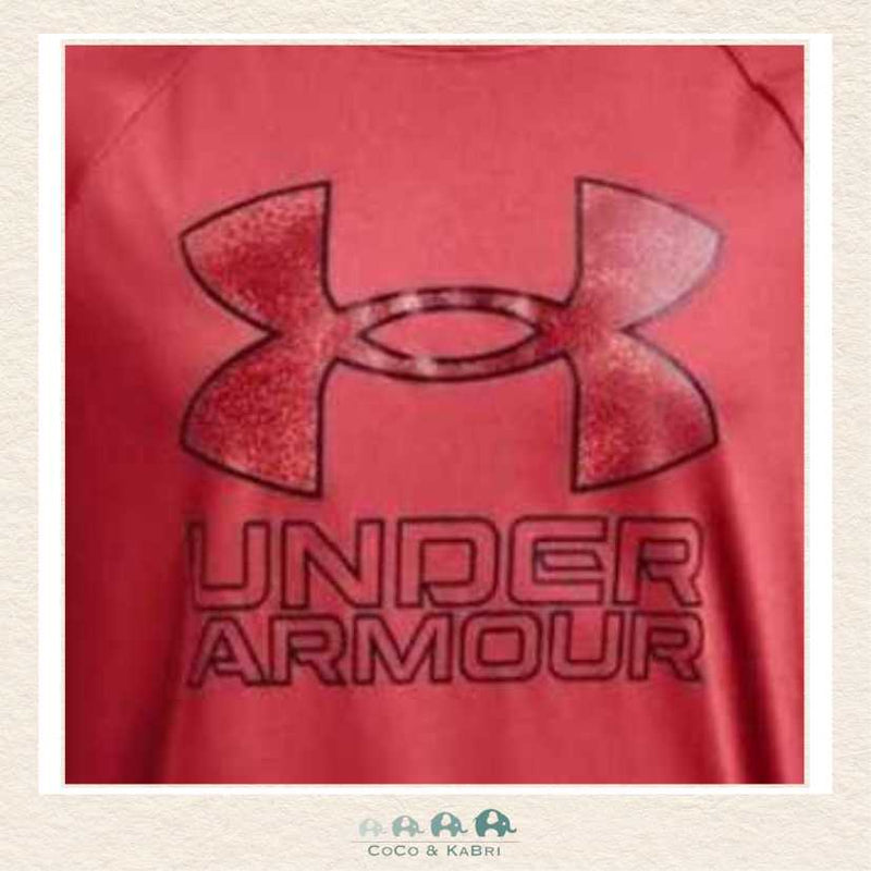 Under Armour Youth' Boys' Tech™ Hybrid Print Fill Short Sleeve - Red, CoCo & KaBri Children's Boutique