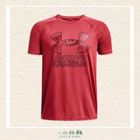 Under Armour Youth' Boys' Tech™ Hybrid Print Fill Short Sleeve - Red, CoCo & KaBri Children's Boutique