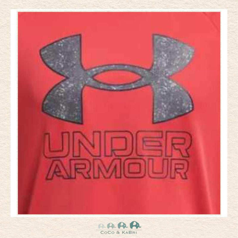 Under Armour Youth Boys' Tech™ Hybrid Print Fill Short Sleeve - Solstice Red, CoCo & KaBri Children's Boutique