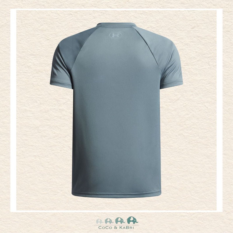Under Armour Youth Boys' Tech™ Hybrid Print Short Sleeve Jasper Blue Tee, CoCo & KaBri Children's Boutique