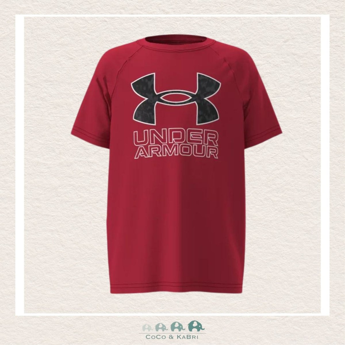 Under Armour Youth Boy's Tech Hybrid - Red, CoCo & KaBri Children's Boutique