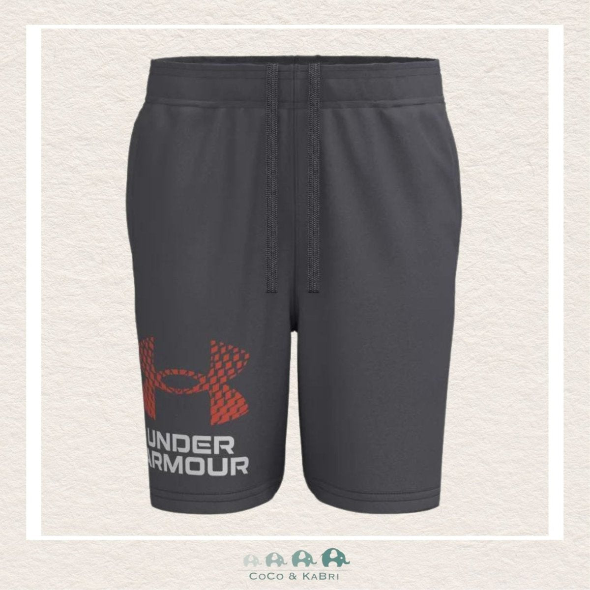 Under Armour Youth Boy's Tech™ Logo Shorts - Gray, CoCo & KaBri Children's Boutique