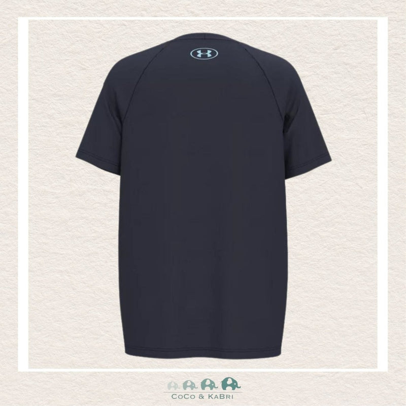 Under Armour Youth Boy's Tech™ Split Wordmark Short Sleeve Midnight Navy, CoCo & KaBri Children's Boutique