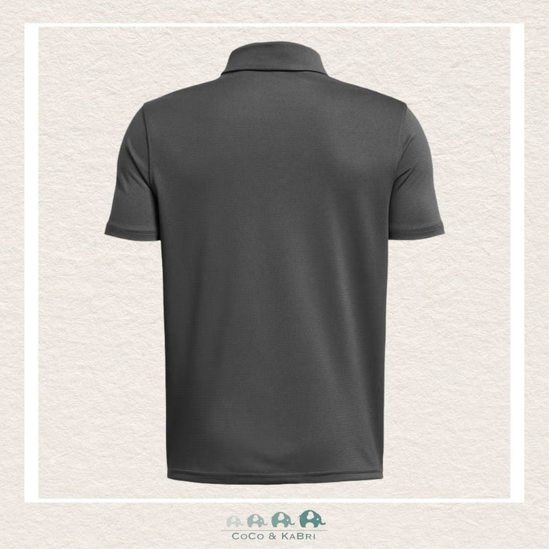 Under Armour Youth Boy's Tech™ Team Polo - Gray, CoCo & KaBri Children's Boutique