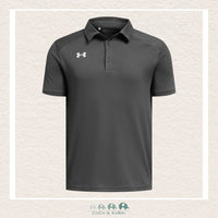 Under Armour Youth Boy's Tech™ Team Polo - Gray, CoCo & KaBri Children's Boutique