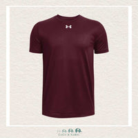 Under Armour: Youth Boys' Tech™ Team Short Sleeve Maroon, CoCo & KaBri Children's Boutique