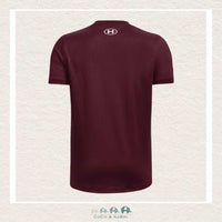 Under Armour: Youth Boys' Tech™ Team Short Sleeve Maroon, CoCo & KaBri Children's Boutique