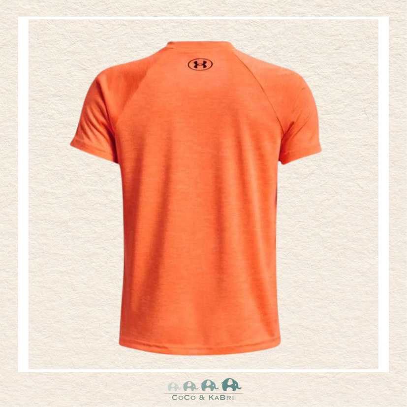 Under Armour: Youth Boys' Tech™ Twist Short Sleeve - Orange, CoCo & KaBri Children's Boutique