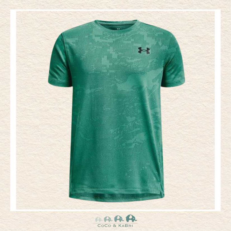 Under Armour Youth Boys' Tech Vent Jacquard SS - Birdie Green, CoCo & KaBri Children's Boutique