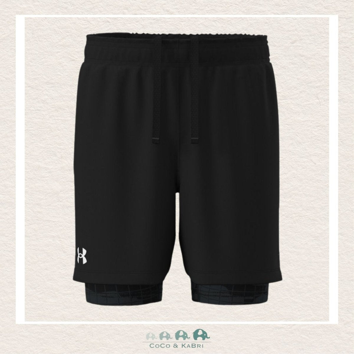 Under Armour Youth Boy's Tech™ Woven 2 - in - 1 Shorts Black, CoCo & KaBri Children's Boutique