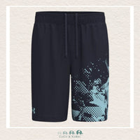 Under Armour Youth Boy's Tech Woven Graphic Short Midnight Navy, CoCo & KaBri Children's Boutique