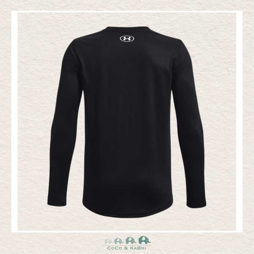 Under Armour: Youth Boys UA Tech™ Team Long Sleeve Black, CoCo & KaBri Children's Boutique