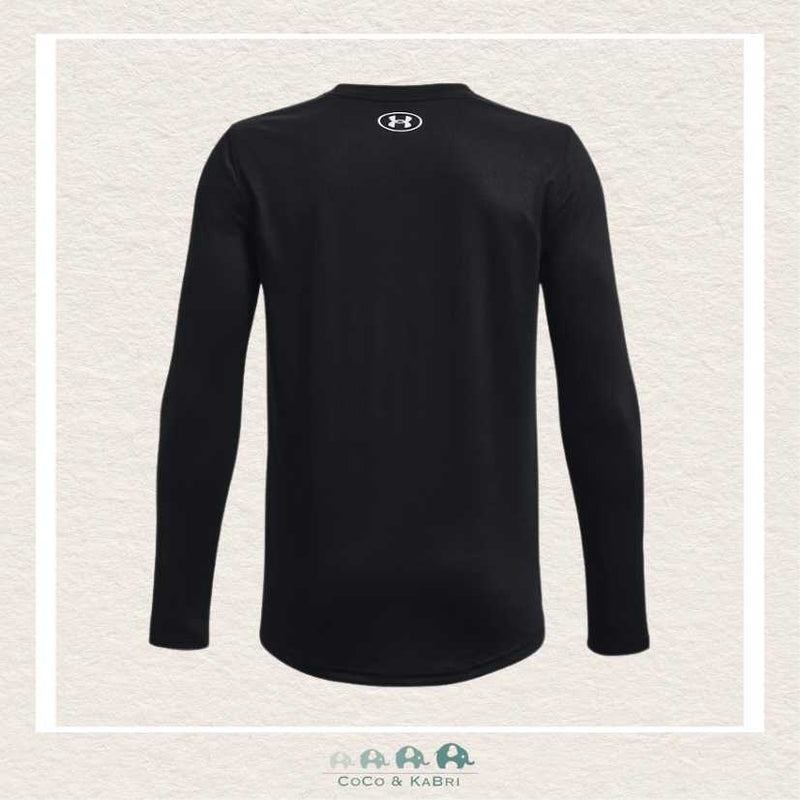 Under Armour: Youth Boys UA Tech™ Team Long Sleeve Black, CoCo & KaBri Children's Boutique