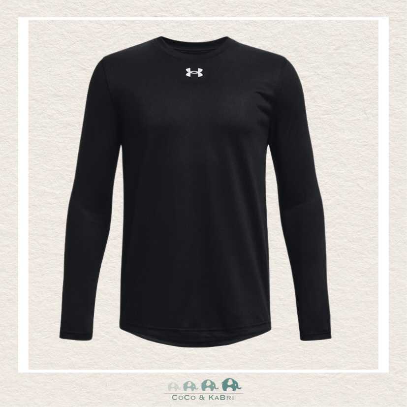 Under Armour: Youth Boys UA Tech™ Team Long Sleeve Black, CoCo & KaBri Children's Boutique