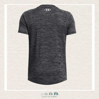 Under Armour Youth Boys' UA Tech™ Textured Short Sleeve Black Tee, CoCo & KaBri Children's Boutique