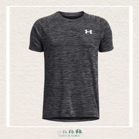 Under Armour Youth Boys' UA Tech™ Textured Short Sleeve Black Tee, CoCo & KaBri Children's Boutique