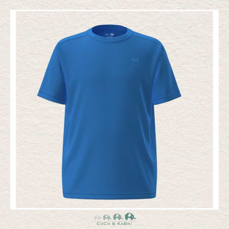Under Armour Youth Boys' Vanish Short Sleeve Blue Atlantis Tee, CoCo & KaBri Children's Boutique