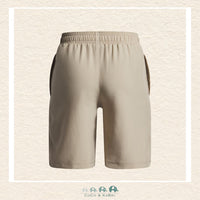 Back view of the brown Under Armour woven shorts showing the clean athletic cut and lightweight, durable fabric designed for high-intensity activity | Canada
