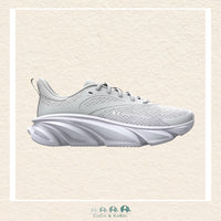 Side profile of the Halo Gray Rogue trainers highlighting the dual-layer Charged Cushioning® midsole designed for superior impact absorption and responsive energy return | Canada