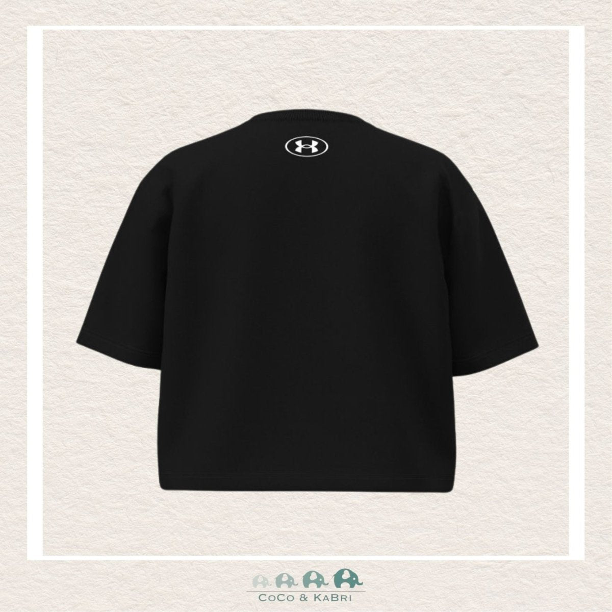 Under Armour Youth Girl's' Motion Short Sleeve Black Tee, CoCo & KaBri Children's Boutique