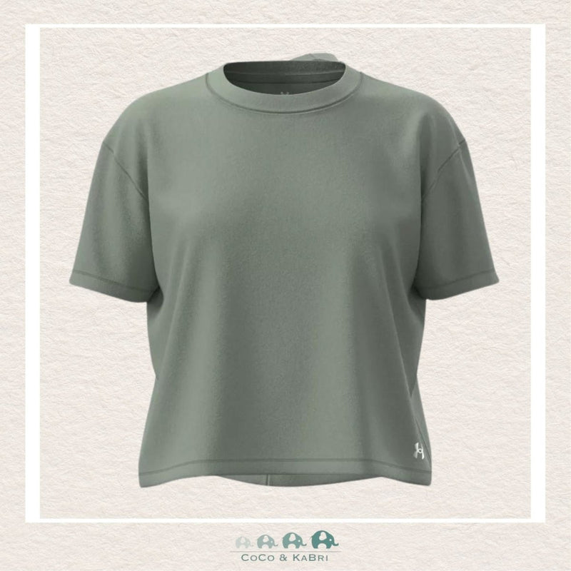 Under Armour Youth Girl's' Motion Short Sleeve Silica Green, CoCo & KaBri Children's Boutique